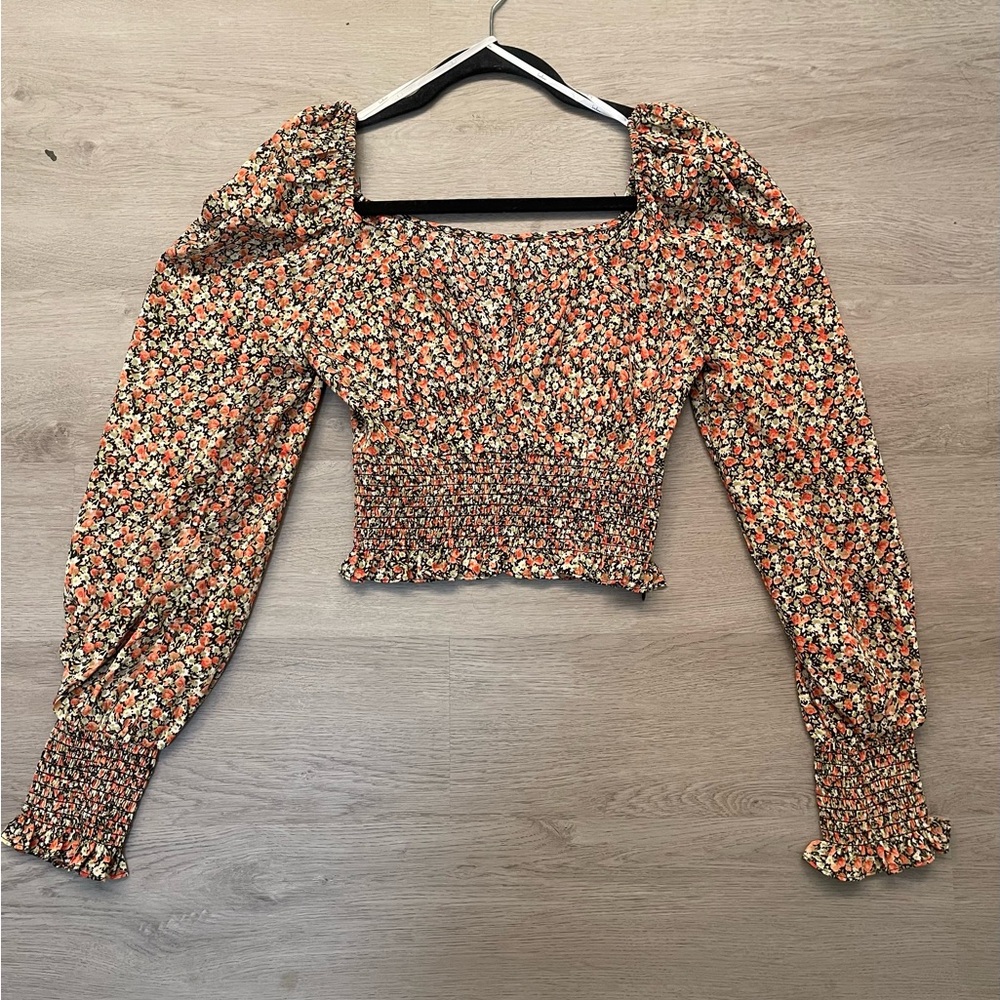 Flower Print Blouse